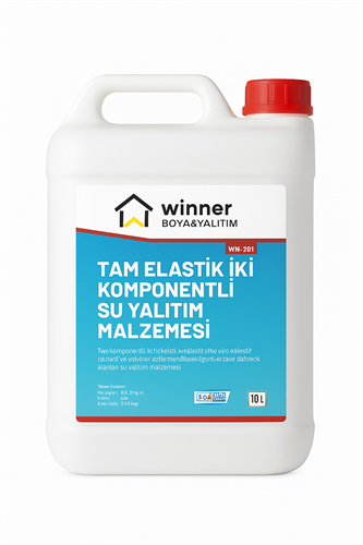 WN-201 İKİ KOMPONENTLİ TAM ELASTİK SU YALITIM MALZEMESİ / 10 LT. / SIVI